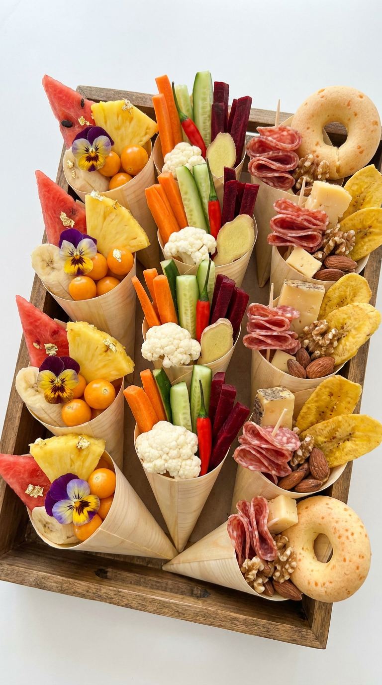 Charcuterie cones