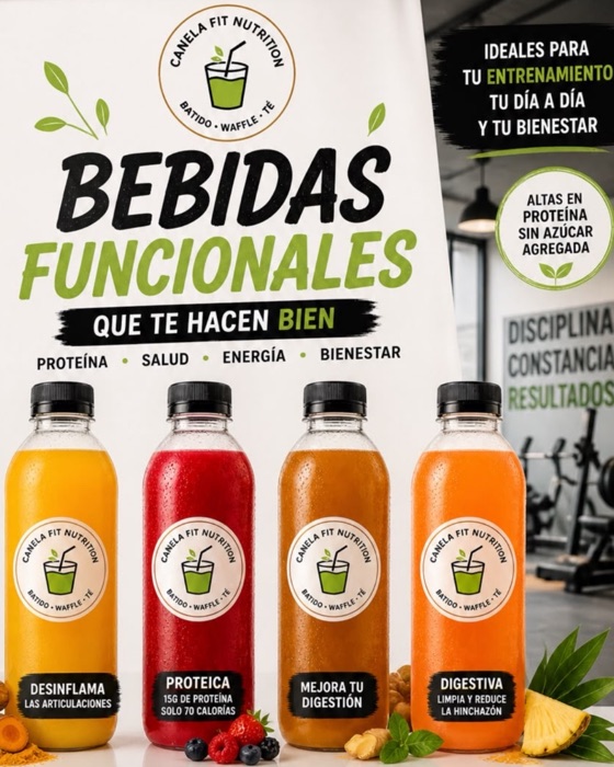 Canela Fit Nutrition — functional drinks